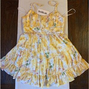 Indikah floral dress NWT